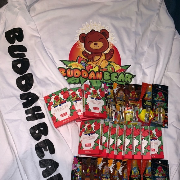 BUDDAH BEAR BRAND HOODIE XL - Picture 1 of 1